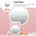 thumbnail image 4 of Lighted Makeup Mirror with Storage Box Tabletop Vanity Makeup Mirror Rechargeable for Home Bathroom Bedroom Vanity Mirrors, 4 of 8