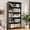 Black2, variant on CBNTKI 55" Tall Metal Bookshelf, Heavy Duty Black Bookshelf with 4 Adjustable Storage Shelves, Large Deep Bookcases for Office, School, Home, Bedroom, Library