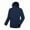 Navy, variant on Men Jacket Casual Faddish Solid Patchwork Long Sleeves Zipper Hooded Stand Collar Outwear Sports Coat Jacket Windbreaker Zip Up Coat with Pocket