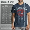 thumbnail image 5 of Men's Marvel Spider-Man Est 62  Graphic Tee Navy Blue Heather Medium, 5 of 9