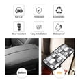 thumbnail image 4 of Car Handrails Box Pad 12.6 X 7.5 In Waterproof Non-Slip Wear-Resisting Durable Breathable Strong Tensile And Tensile Stretch Silver Checked Hand-Drawn Sketch_2, 4 of 7