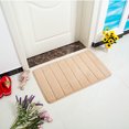 thumbnail image 1 of Alfombrilla para puerta Alfombra Coral Fleece Alfombrilla para baño Cocina Puerta Piso TFixol Tapete de puerta, 1 of 5