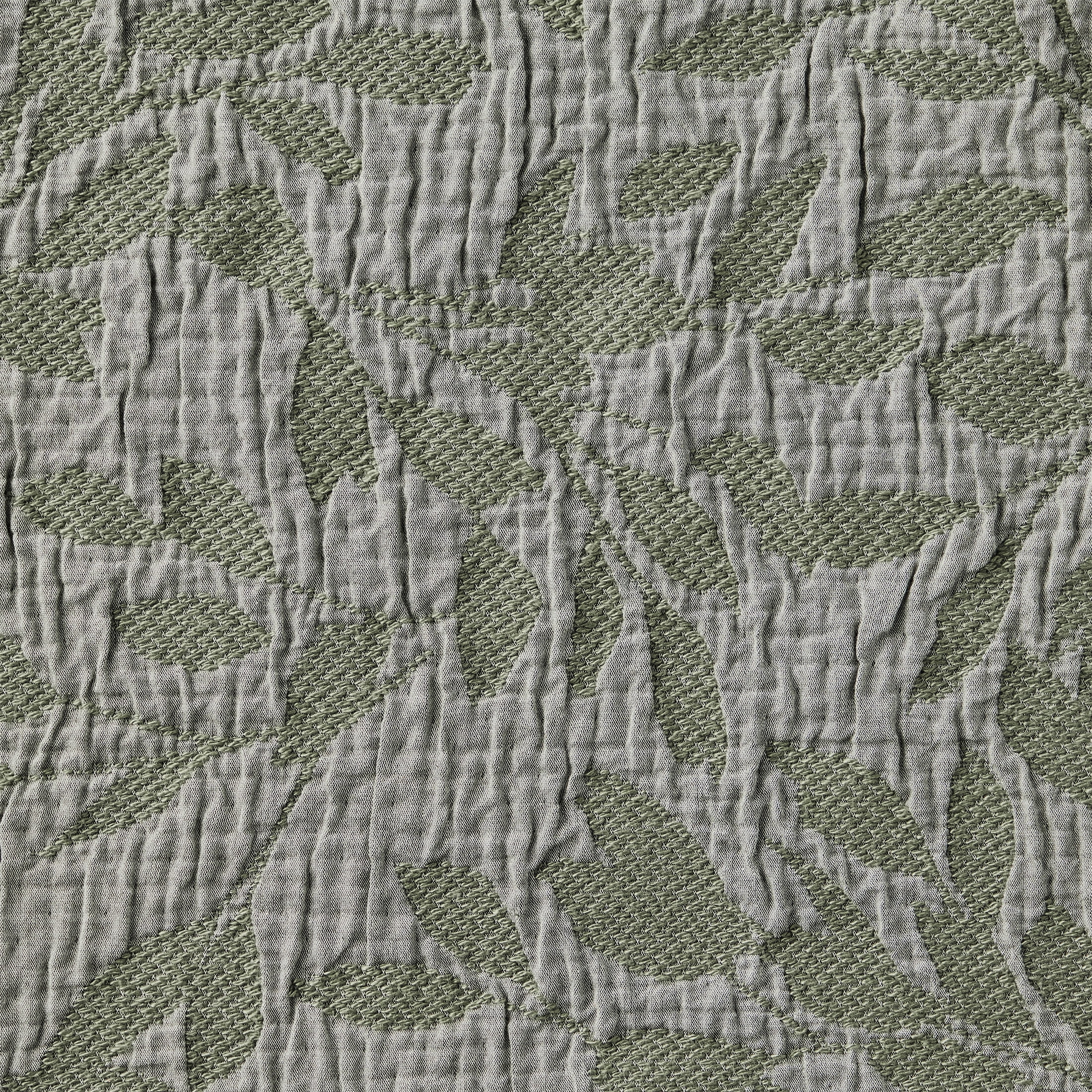 Better Homes & Gardens Dark Cilantro Botanical Double Cloth Cotton King Quilt