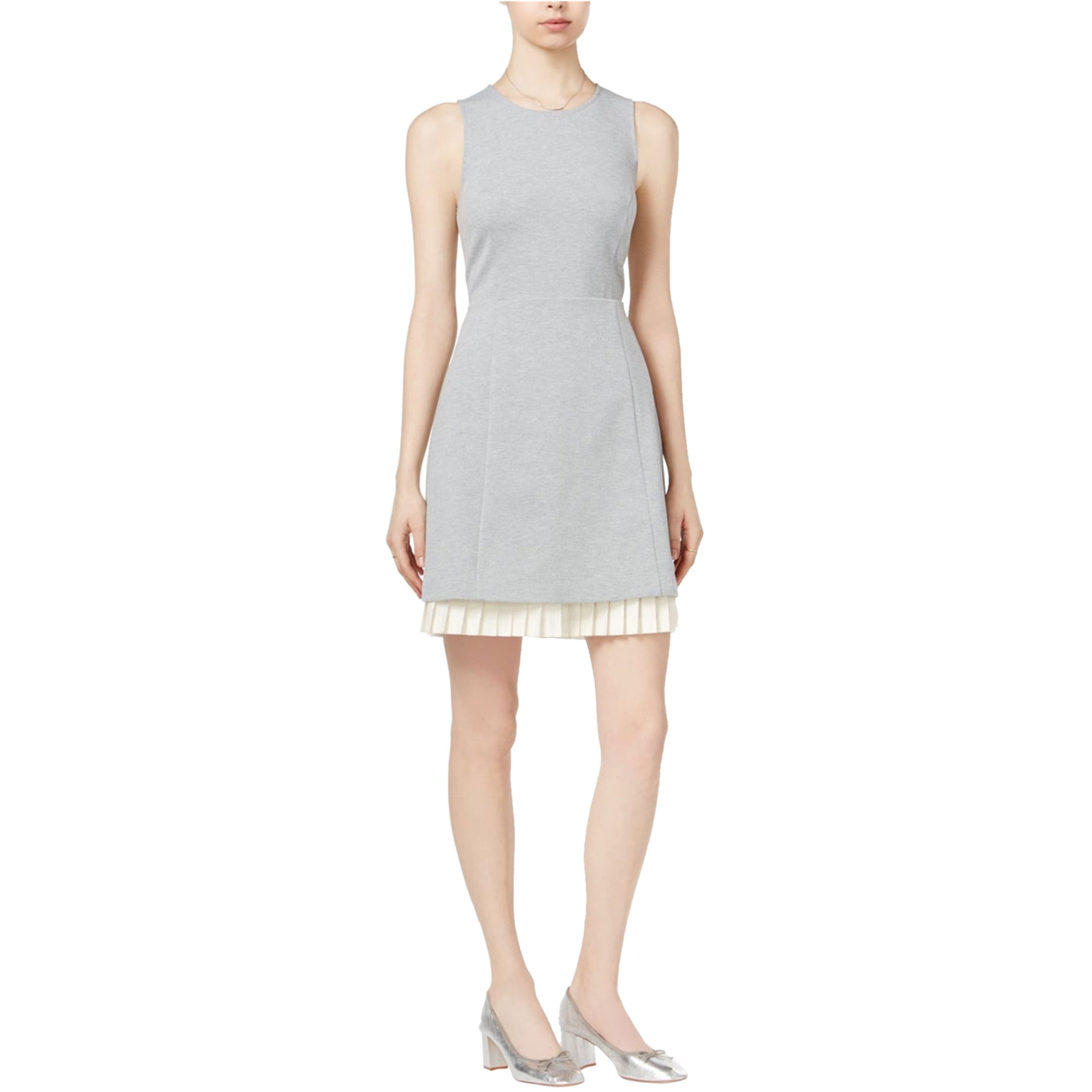 light gray sheath dress