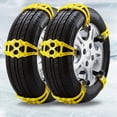 thumbnail image 1 of Tire Chains, Security Chain, 8Pcs Anti-Skid Universal For Muddy Roads Pickups Snow Fields, 1 of 8