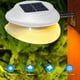 thumbnail image 3 of Luces solares para canaletas Rewera, luces LED inteligentes para exteriores, resistentes al agua, para cercas, de anochecer a amanecer, lámparas de seguridad no regulables, 3 of 7