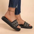 thumbnail image 6 of Tdoqot Womens Slides Sandals- Summer Beach Casual Comfortable Flat Sandals Black Size 7, 6 of 9
