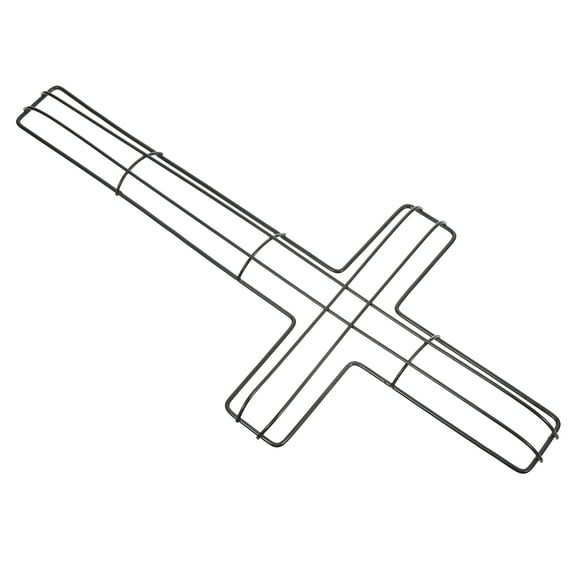 WHAMVOX  Shaped Wire Cross Wreath Garland Holiday Decoration Christmas Bride