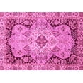 thumbnail image 1 of Ahgly Company Indoor Rectangle Oriental Pink Traditional Area Rugs, 7' x 10', 1 of 4