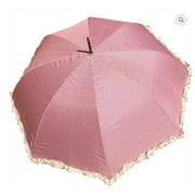 LASELVA DESIGNS-La Femme Pink Stick Umbrella