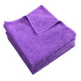 thumbnail image 2 of Arkwright Microfiber Cleaning Cloths (12 Pack), Large 16x16 in. Size, Multi-Purpose, Purple, Household or Industrial, 2 of 5