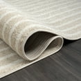 thumbnail image 4 of Abani Nuevo Collection Area Rug Mid Century Modern Bedroom Living Room Decor Floor Rug 8 x 10 Cream, 4 of 10