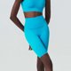 thumbnail image 3 of Pincandy Women's High Waist Elastic Waist Yoga Pants, Solid Color, 5-Point Length, Fitness & Daily Use, 3 of 4