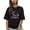 Black, variant on Sports T Shirts for Women Short Sleeve Cotton Crewneck T-Shirt Soccer Overhead Kick Watercolor Splash Tee Tops Casual Basic T-Shirts, XS-5XL White S