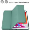 thumbnail image 2 of iPad 10.2 inch Case (9th Generation 2021) Auto Wake / Sleep Feature Standing Cover, Green, 2 of 5