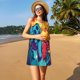 thumbnail image 3 of Fotbe Gaming Vestido de Verano sin Mangas para Mujer – Vestido Midi Línea A, Estilo Camiseta Floral, Vestido Playero Casual y Fluido, 3 of 7