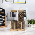 thumbnail image 4 of YIEMEEN Disposable Cup Storage Holder Rack Shelf Water Tea Cups Wood Dispenser with Longer Stick Mug Display Stand Organizer, 4 of 11