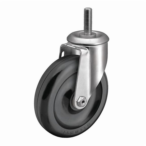 Colson Stem Caster,3"dia,Polypropylene,250lb 2.03354.52