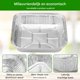 thumbnail image 2 of Dussdote 30 piezas - Platos - Bandejas para parrilla - Bandejas de aluminio - Aptas para cocinar, hornear, picnics, freidoras de aire - 22*22*4.5, 2 of 7