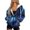 Cool Wolf, variant on Uorisanigo Blue Wolf Hoodie Oversized Sweatshirt Size XS Lightweight Fashion Long Sleeve Zip Hoodies Long Sleeve Polyester Fall Fashion Outfits