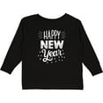 thumbnail image 3 of Inktastic Happy New Year in Hand Lettering Boys or Girls Long Sleeve Toddler T-Shirt, 3 of 5