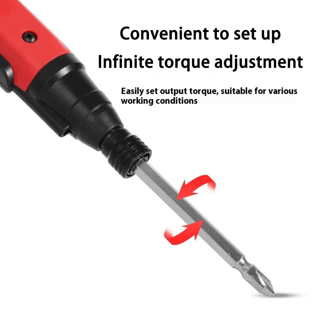 Rechargeable Cordless Electric Screwdriver Precise Power Tool Mini Drill for Mobile Phone Computer Outdoor Repair