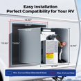 thumbnail image 2 of Calentador de agua Orbek de 60,000 BTU a propano, 12 V, con control remoto, 2 of 9