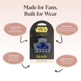 thumbnail image 4 of Kitsch x Star Wars R2-D2 Glitter Medium Hair Clip for Women – Whimsical Galaxy-Inspired Claw Clip | Recycled Plastic, Strong Secure Grip, | Ideal Gifts for Women, Hair Accessories for Girls, 4 of 4