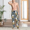 thumbnail image 2 of Naloa Squirrel And Leaves Pajama Pants Men, PJ Bottoms, Sleep & Lounge Pants-Medium, 2 of 6