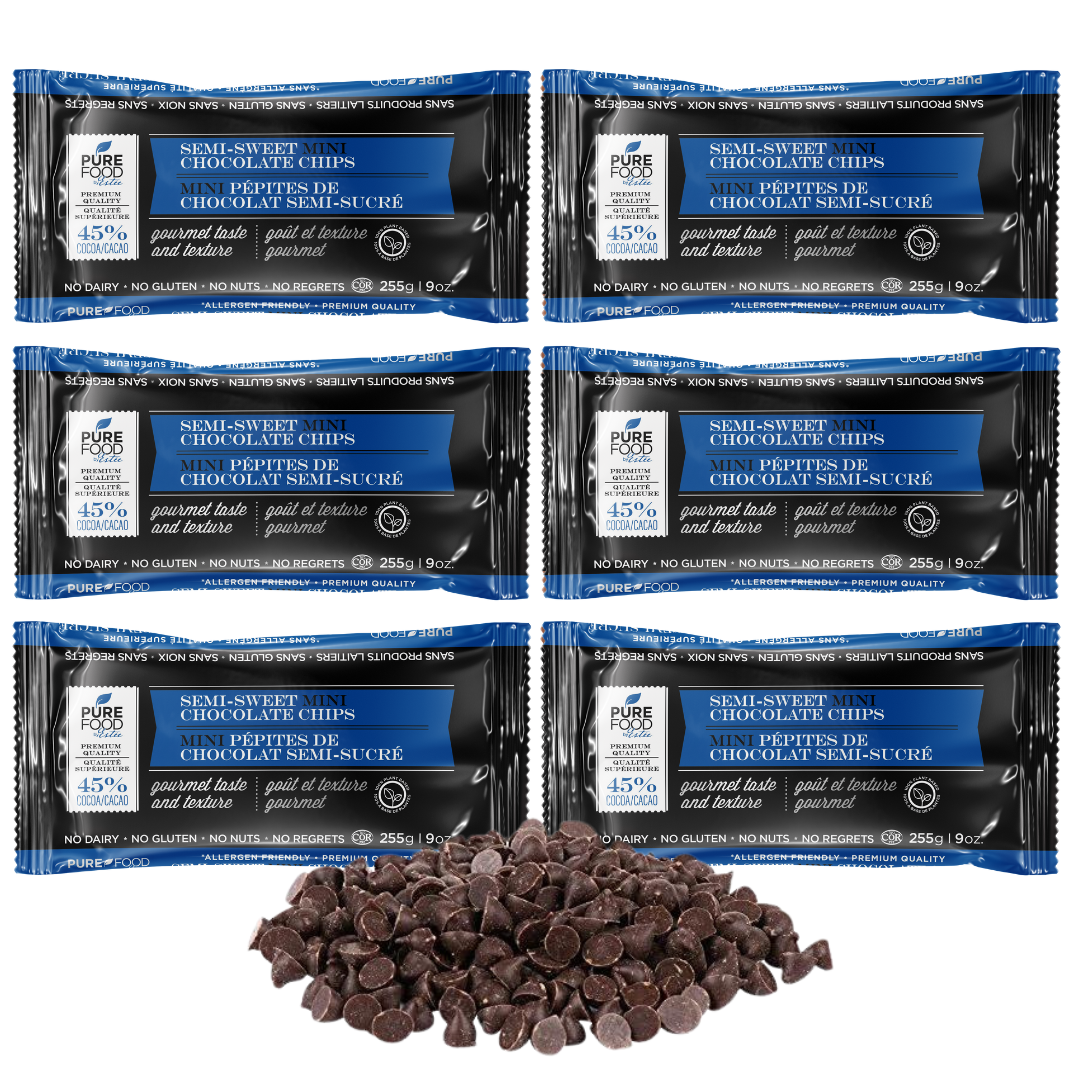 6 Pack Semi Sweet Mini Chocolate Chips