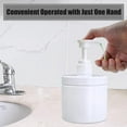 thumbnail image 2 of 2PCs 16.9oz Pump Bottle Dispenser, Shampoo/Body Wash Dispenser, Hand Sanitizer Dispenser, Refillable Liquid Container, Bathroom Accessories, Pump Bottle（white）, 2 of 7