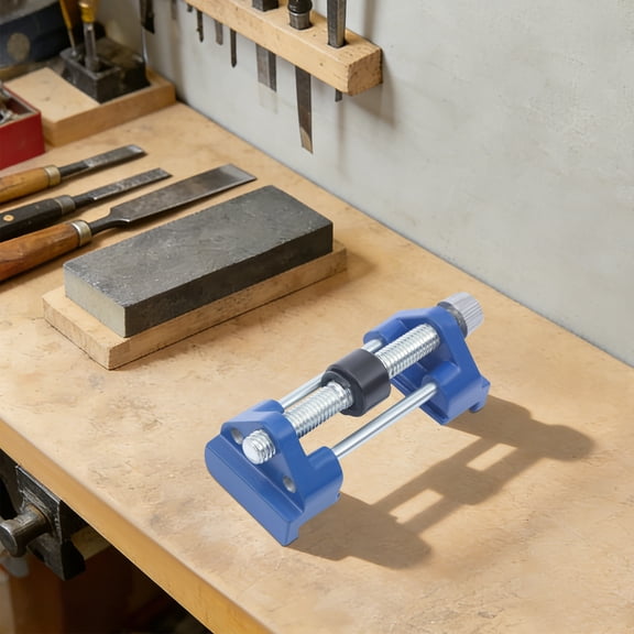 Honing Guide Tool for Chisels and Planer Blades, Aluminum Alloy Chisel Sharpening Jig with Adjustable Clamping Width, Roller Angle Guide for Whetstone Sharpening, Woodworking Plane Blade Sharpener