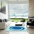 thumbnail image 7 of Ahgly Company Machine Washable Indoor Rectangle Transitional Blue Area Rugs, 2' x 4', 7 of 7