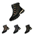 thumbnail image 4 of NOKIO Men'S Snow Boots Men'S High Top Snow Boots Fashion Casual Trainers Breathable Flat Casual Shoes Winter Padded Warm Men'S Boots Men'S Winter Thickened Casual Cotton Shoes, 4 of 5