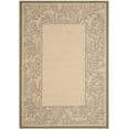 thumbnail image 2 of Safavieh Courtyard Steve Oriental Indoor/Outdoor Area Rug, Natural/Olive, 5'3" x 7'7", 2 of 9