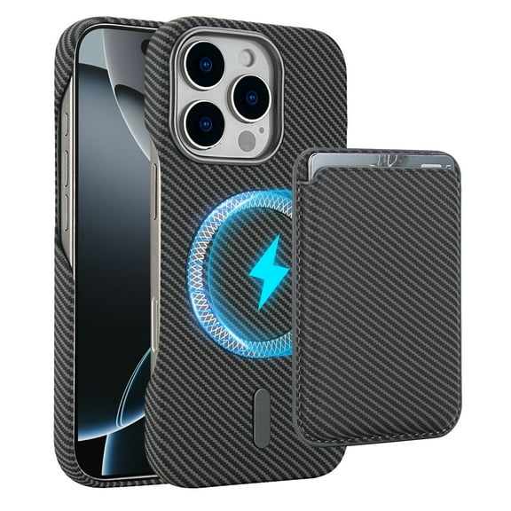 Allytechgroup Slim Wallet Case for iPhone 15 Pro Max with Card Slot Pocket [Compatible with MagSafe] Magnetic Wireless Charging Case Faux Leather & Shockproof Soft TPU Back Anti-Slip Shell, Gray