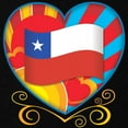 thumbnail image 2 of CafePress - Chilean Heart Maternity Dark T Shirt - Maternity Dark T-Shirt, 2 of 3