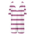 thumbnail image 4 of MKLEKYY Pijama Corto De Verano Para Mujer, Camiseta Holgada Informal De Entrenamiento, Mono Deportivo Sin Espalda, Pantalones Cortos Holgados, Monos, 4 of 4