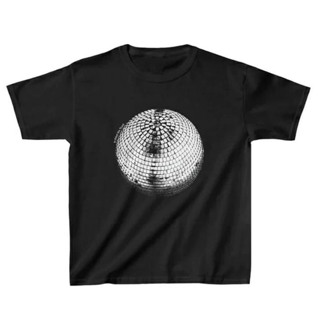 TINZ Mode Décontractée pour Femmes T-Shirt Col Rond Manches Courtes Ajusté Polyester