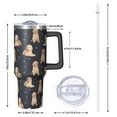 thumbnail image 2 of OBREWU Goldendoodle Dog Tumbler with Handle and Lid,Goldendoodle Dog 40oz Double Wall Vacuum Insulated Tumbler,Cups Gift for Women and Men, 2 of 7