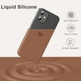 thumbnail image 3 of iPhone 11 Case, Phone Case iPhone 11, Slim Thin Fit Cute Heart Silicone Design Shockproof Protective Soft Bumper Drop Protection Girls Women Boys Men iPhone 11 6.1" 2019 Cover, Brown Design, 3 of 14