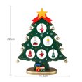 thumbnail image 3 of De Navidad De Madera De Mesa Con Mini Adornos, Decoraciones Navideñas, Regalos Para Niños Inevent HA047126-03, 3 of 6
