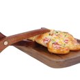 thumbnail image 3 of SPRING PARK Bread Tongs, Wooden Tongs, Premium Wooden Kitchen Tongs Food Clamp Creative Scissor Type Cake Clip Wooden Utensils Kitchen Tools for Serving Bread Toast Dessert, 3 of 7