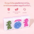 thumbnail image 4 of American Mahjong Tile Set with 166 Pink Back Tiles, Mahjong Game Set, 4 of 9