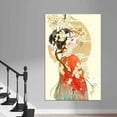 thumbnail image 1 of Abstract 3D Japanese Geisha Custom Wall Decor Home Art Perfect As a Unique Canvas Gift for Your Loved Ones, 1 of 1