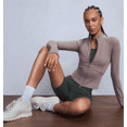 thumbnail image 2 of Reebok Women's Reflex Cropped Full Zip Performance Jacket, Sizes XS-4X, 2 of 2