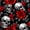 Black Red White, variant on Homewish Vintage Halloween Spider Web Zipper Twin Comforter Sets with Fitted Sheet and 2 Pillowcases,Skull Bat Print Zipper Bedding Set,Black White Gray,Black Reversible,4 Pieces