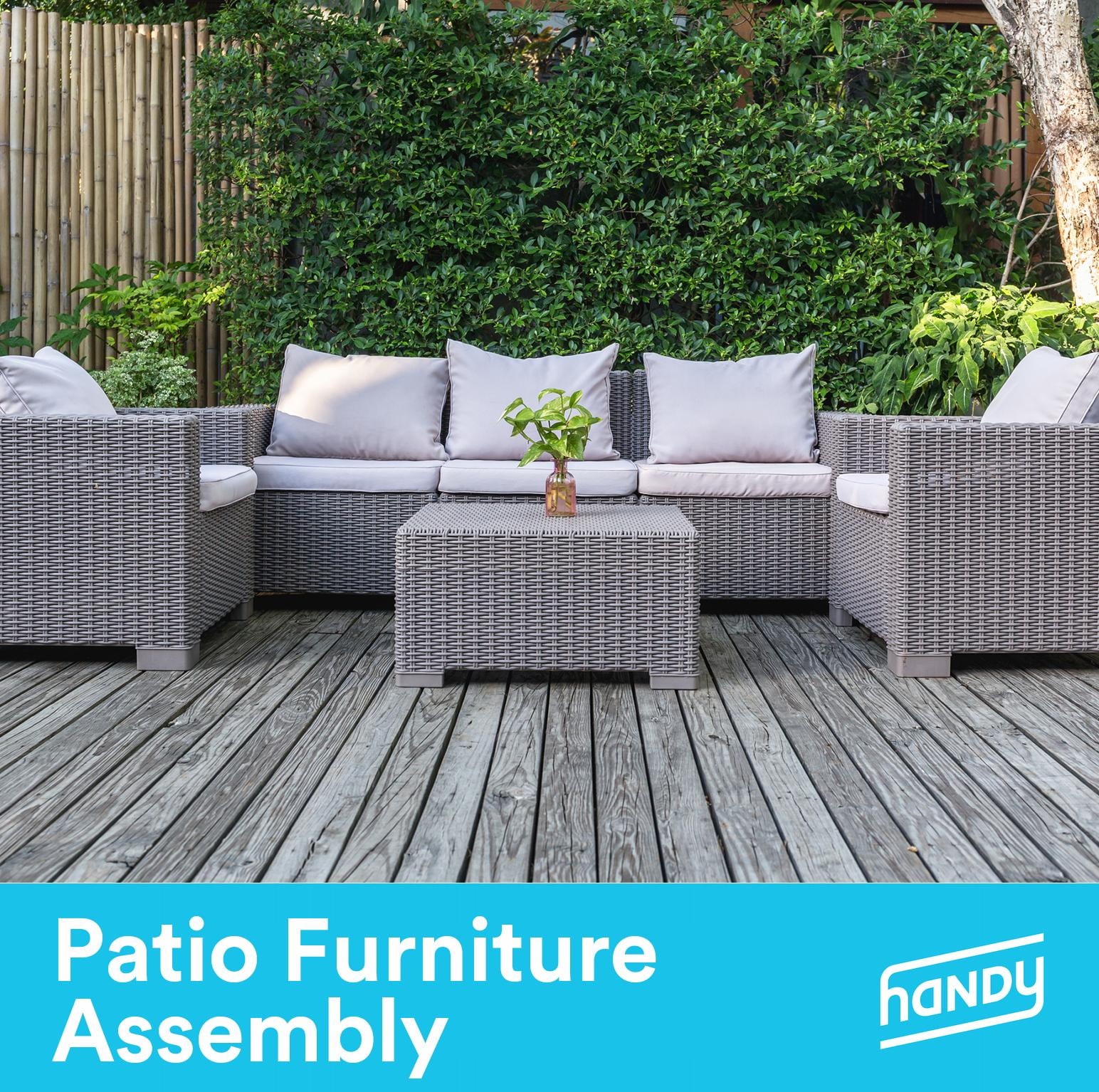 Patio Set Assembly by Handy 7+ pieces