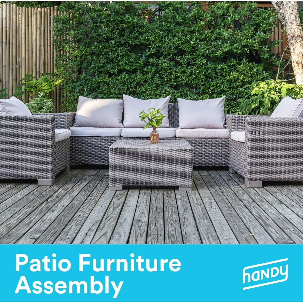 Patio Set Assembly by Handy 7+ pieces
