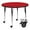 Red, variant on Flash Furniture Wren Mobile 48'' Round Yellow HP Laminate Activity Table - Standard Height Adjustable Legs